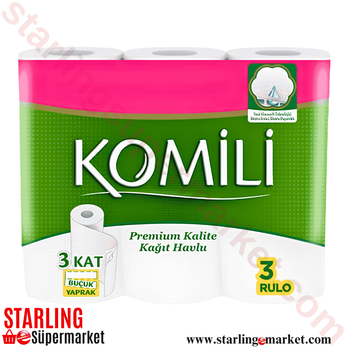 KOMILI KAGIT HAVLU 3 LU