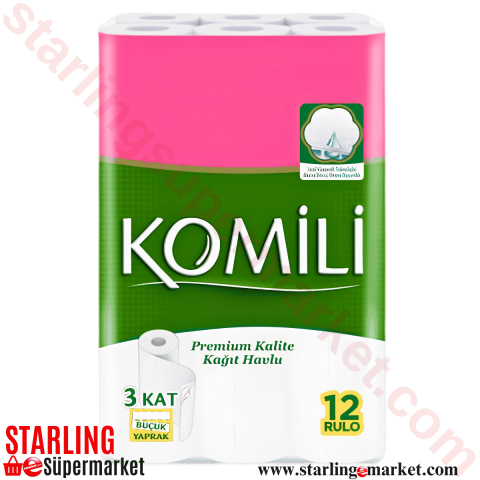KOMILI KAGIT HAVLU 12 LI
