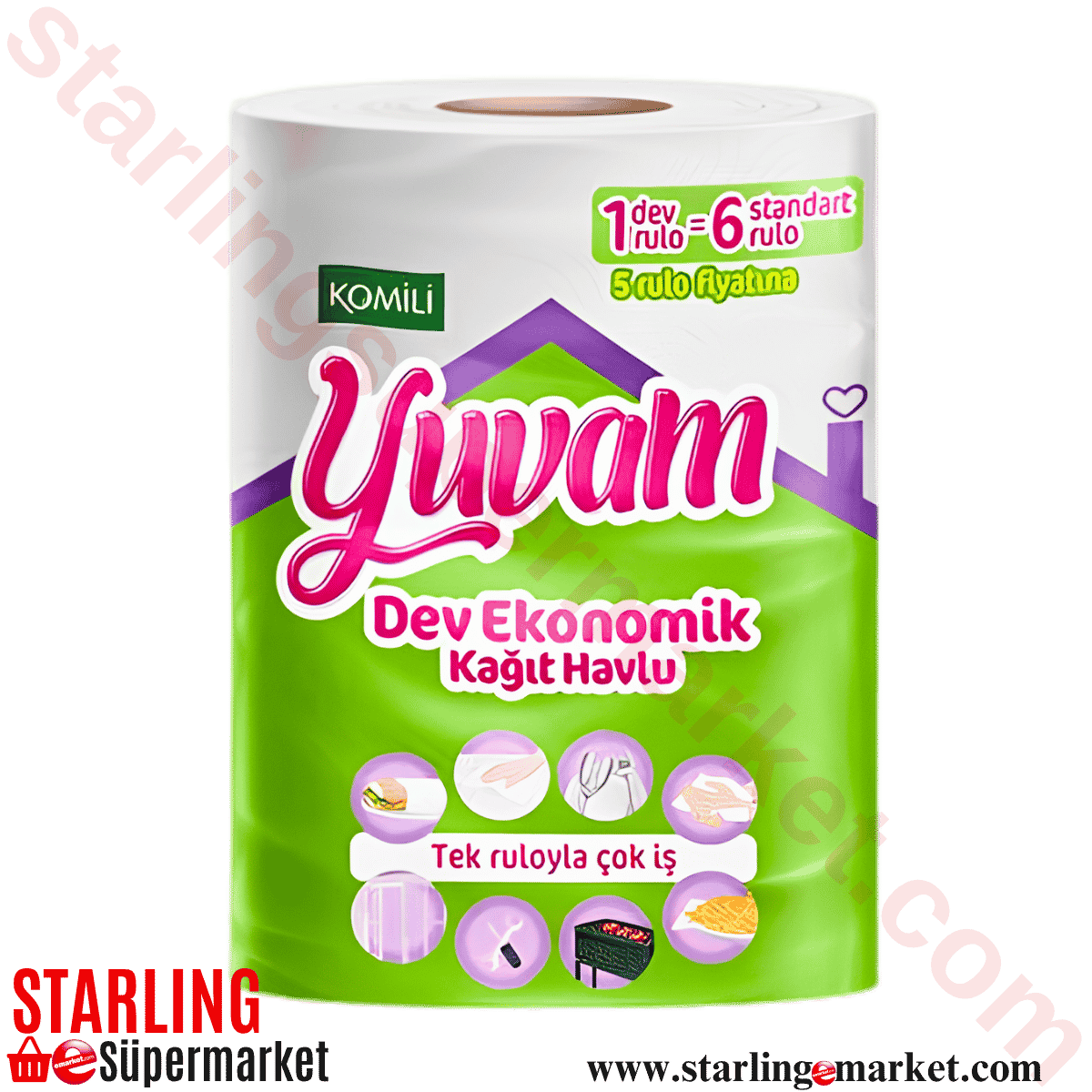 KOMILI YUVAM DEV RULO 600 YAPRAK