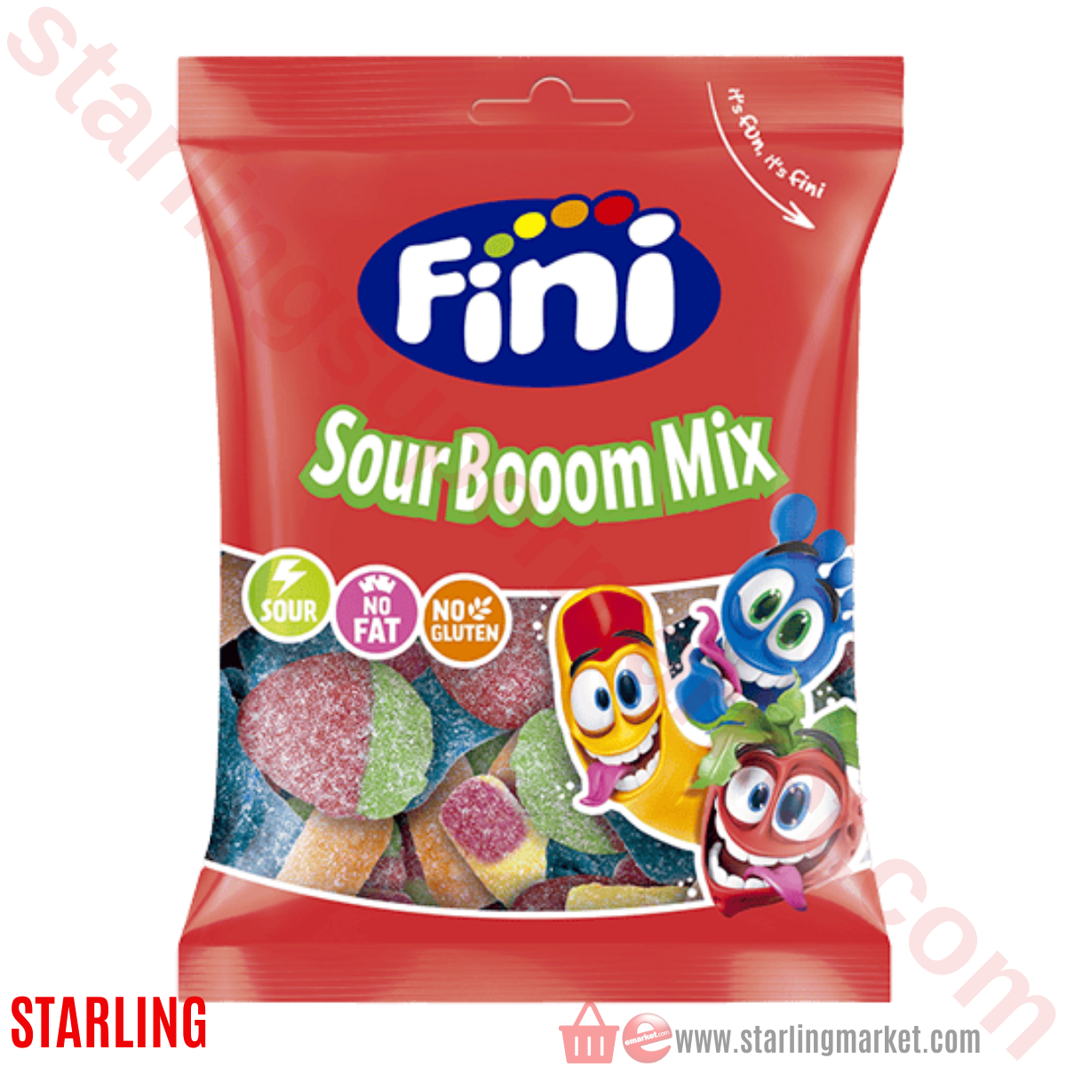 FINI JELLY SOUR BOOOM MIX 90 G