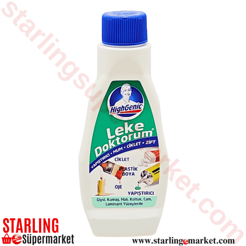 Highgenic Yapıştırıcı-Sakız-Mum Leke Çıkarıcı 200 ml
