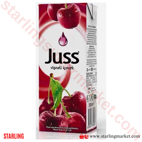 JUSS MEYVE SUYU VISNE 200 ML