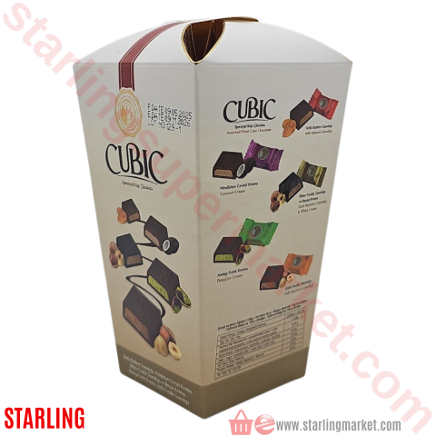 BOLCI CIKOLATA CUBIC KARISIK SARGILI 120 G