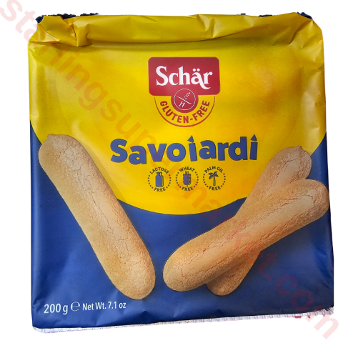 SCHAR BISKUVI KEDI DILI SAVOIARDI GLUTEN FRE 200 G