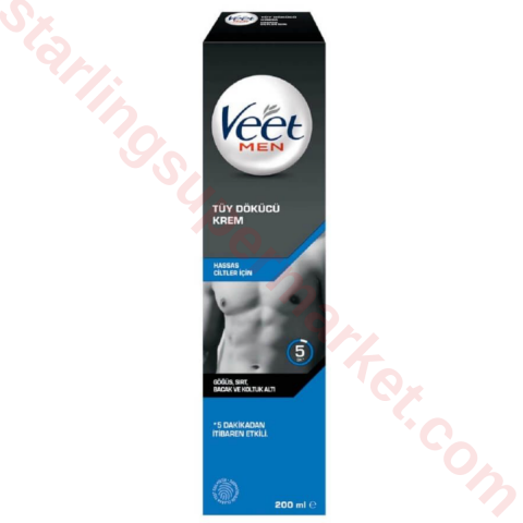 VEET TUY DOKUCU KREM ERKEK HASSAS CILT 200 ML