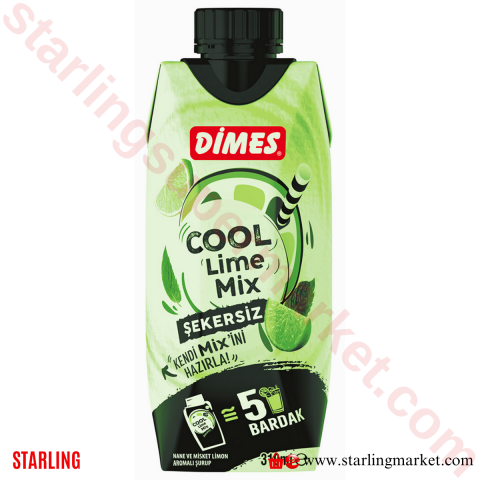 DIMES COOL LIME SEKERSIZ 310 ML