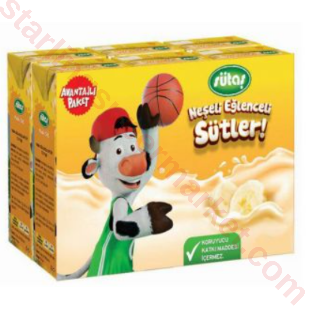 SUTAS SUT MUZLU 6*180 ML