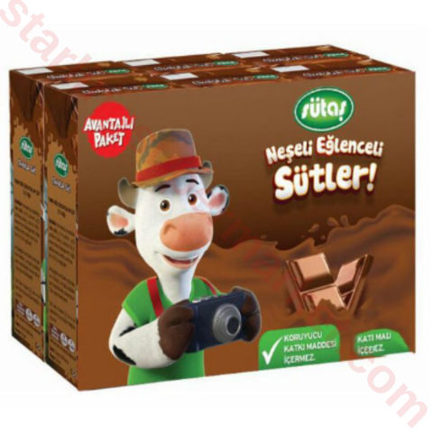 SUTAS SUT CIKOLATALI 6*180 ML
