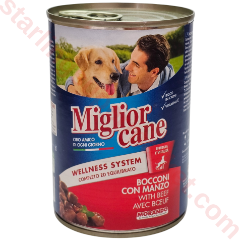 MIGLIORCANE KOPEK MAMASI ISLAK ET BOCCONI 405 G