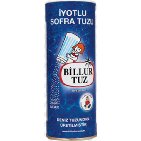 BILLUR TUZ IYOTLU TUZLUKLU 125 G