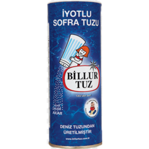 BILLUR TUZ IYOTLU TUZLUKLU 125 G