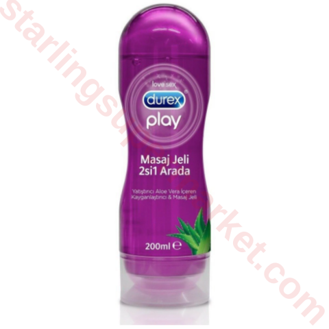 DUREX PLAY 2IN1 MASSAGE GEL ALOE VERA 200 ML