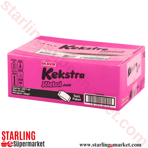 ULKER KEKSTRA CILEK 24*30 G