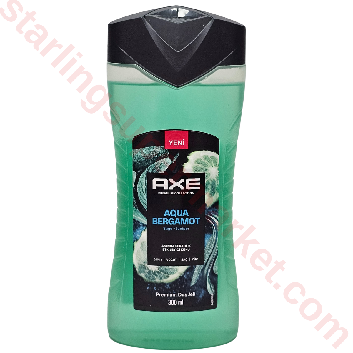 AXE DUS JELI  ERKEK 3IN1 AQUA BERGAMUT 300 ML