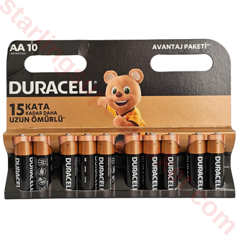 DURACELL INCE KALEM PIL 10 LU AAA
