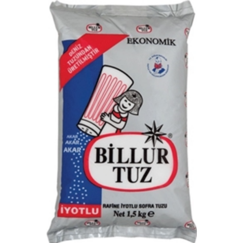 BILLUR TUZ IYOTLU POSET 1500 G