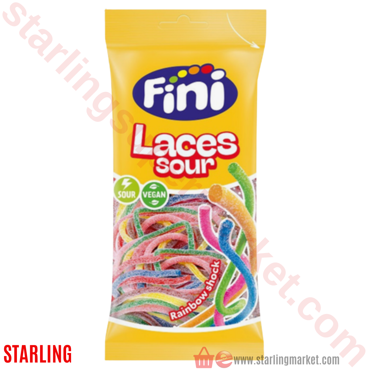 FINI JELLY SOUR LACES 90 G