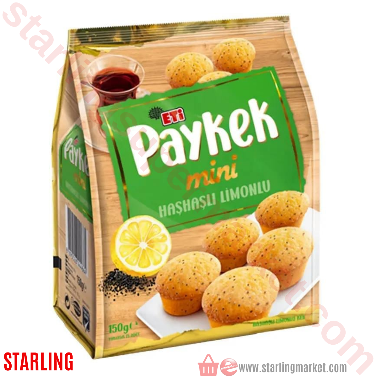 ETI PAYKEK MINI LIMONLU HASHASLI 150 G