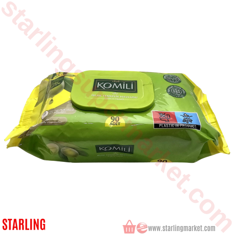 KOMILI ISLAK HAVLU 90 LI