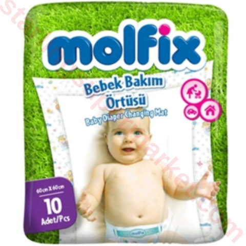 MOLFIX BEBEK BAKIM ORTUSU 60*60 CM 10 LU