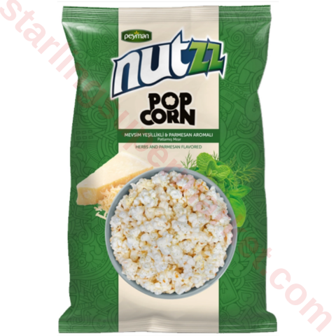 PEYMAN NUTZZ POPCORN MEVSIM YESIL.&PARMESAN 85 G