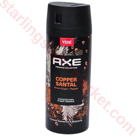 AXE DEO SPREY ERKEK COPPER SANTAL 150 ML