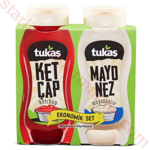 TUKAS KETCAP 400 G+MAYONEZ 335 G 2 LI