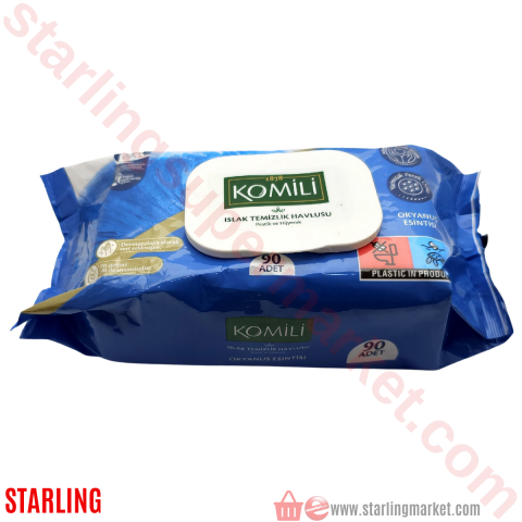 KOMILI ISLAK MENDIL OKYANUS KOKULU 90 LI