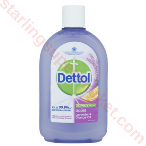 DETTOL LIQUID DISINFECTANT LAVENDER&ORANGE 500 ML