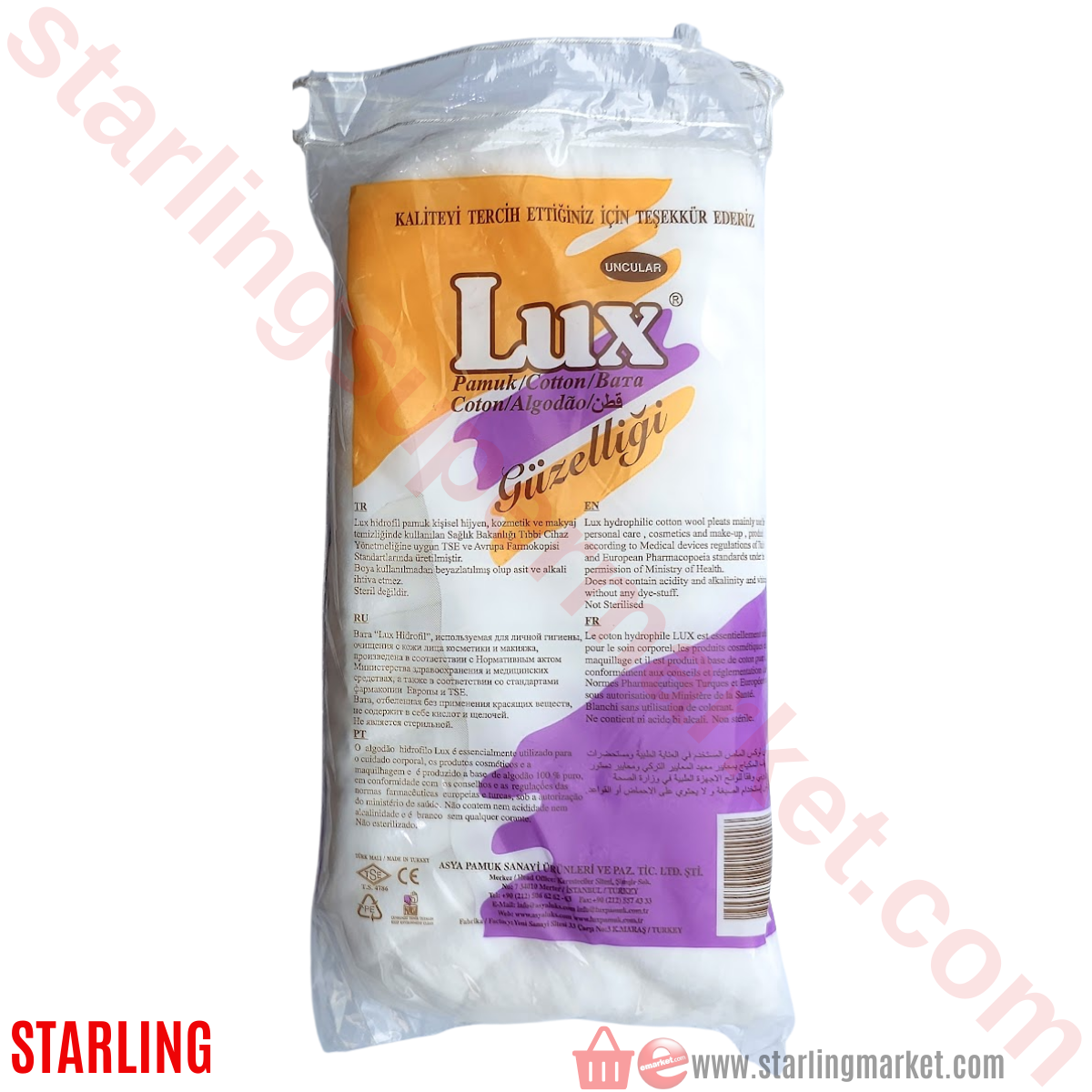 LUX PAMUK ZIGZAG HIDROFIL 50 G