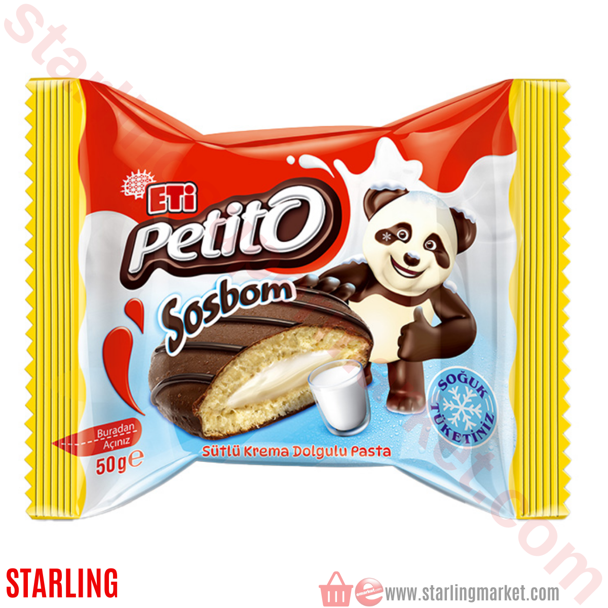 ETI PETITO SOSBOM SUTLU KREMALI 50 G