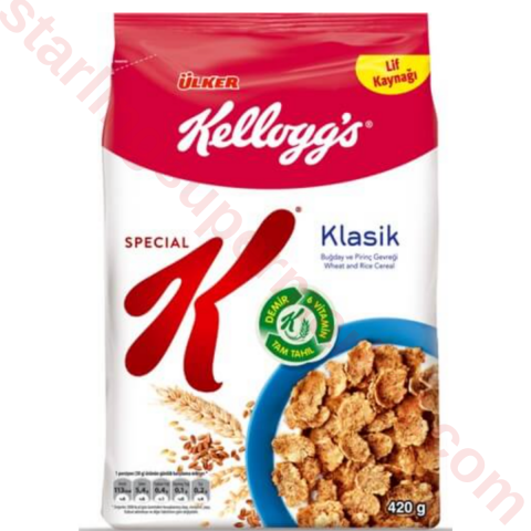 KELLOGS GEVREK CORN FLAKES SPECIAL K SADE PO 420 G