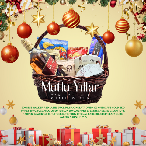 JOHNNIE WALKER RED LABEL 75 CL YILBASI SEPET 2025