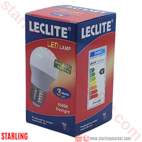 LECLITE AMPUL LED G45 3W E27 6500K
