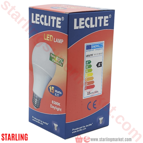 LECLITE AMPUL LED A60 15W E27 6500K