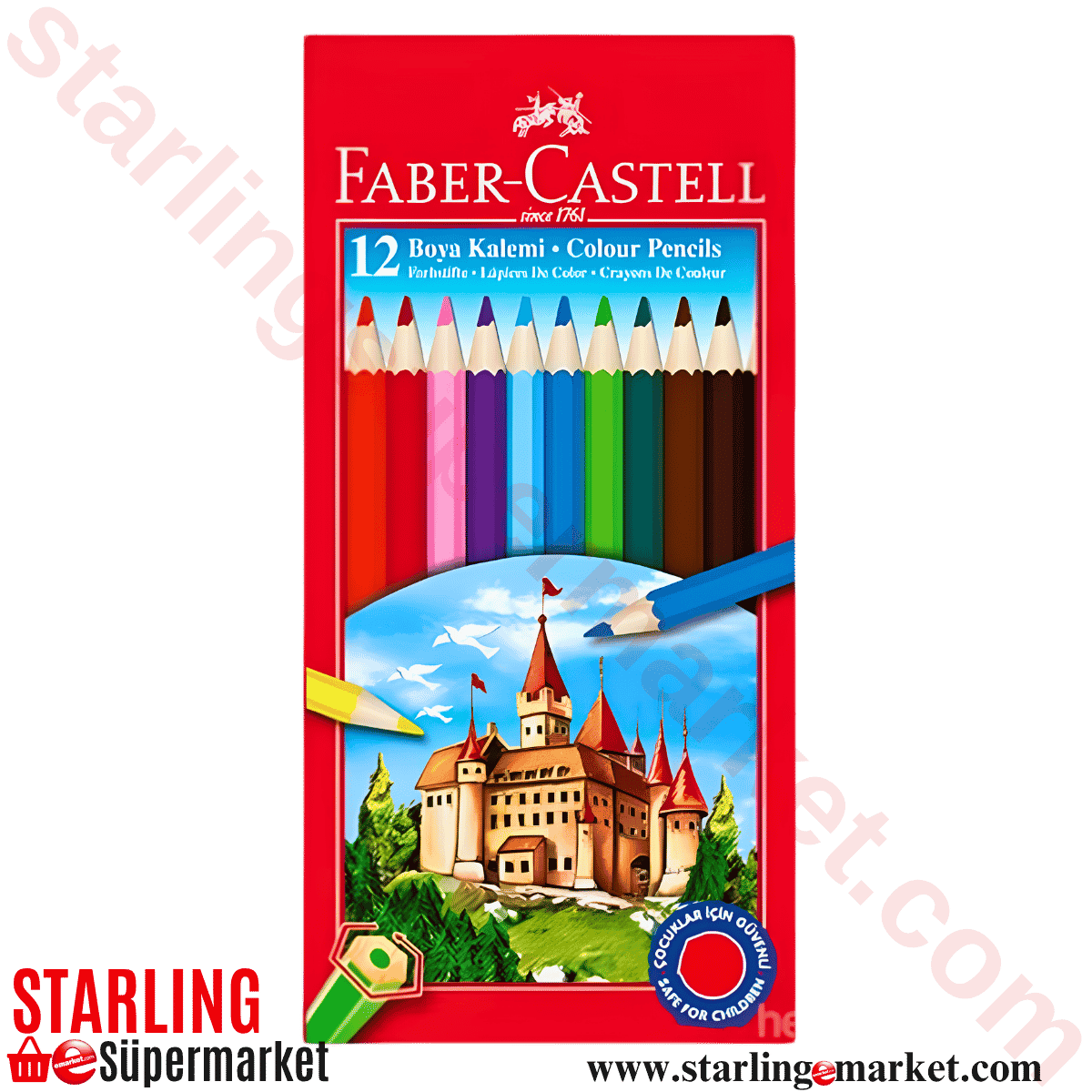 FABER CASTELL BOYA KALEMI 12RENK 5171116312