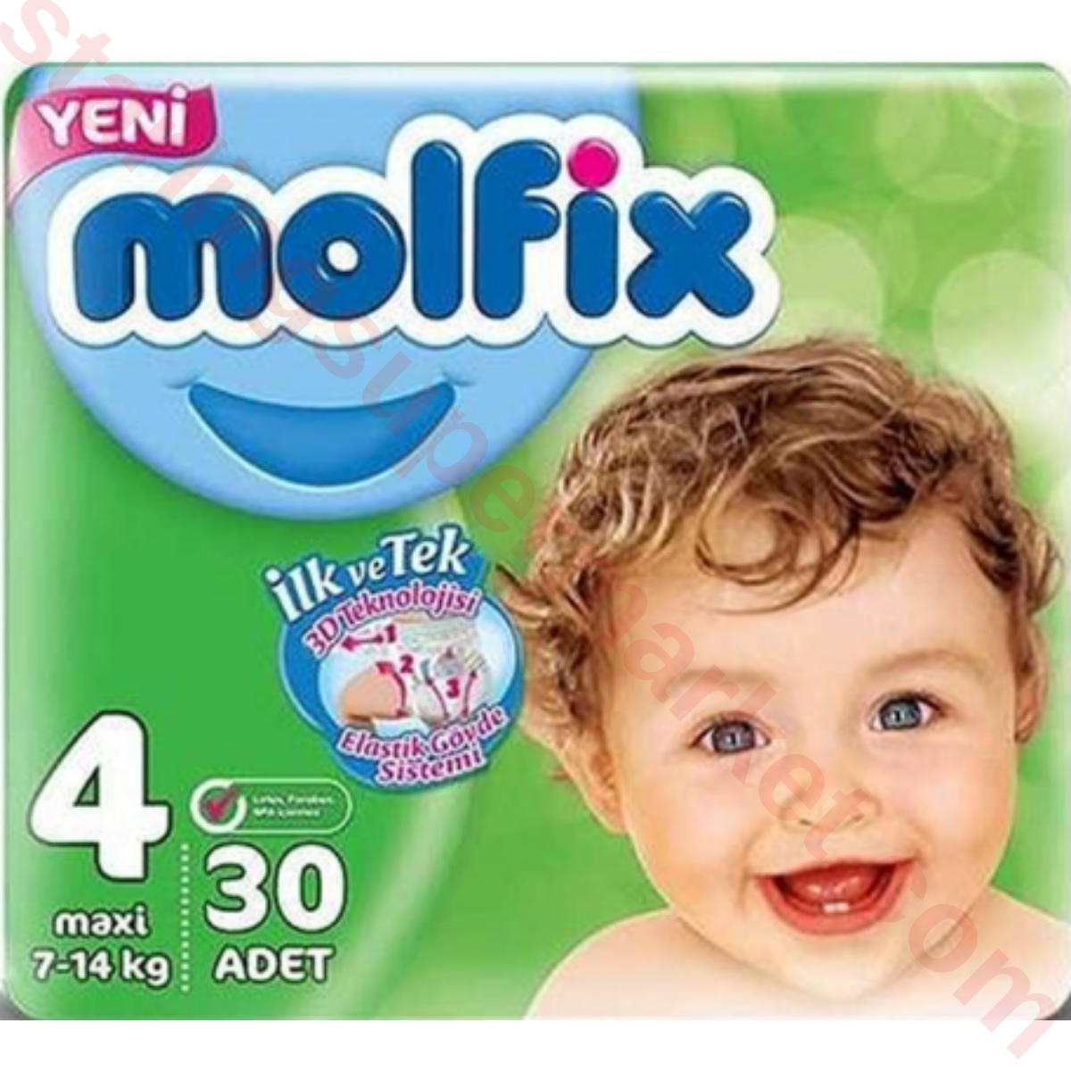 MOLFIX 3D BEBEK BEZI MAXI NO:4 7-14 KG