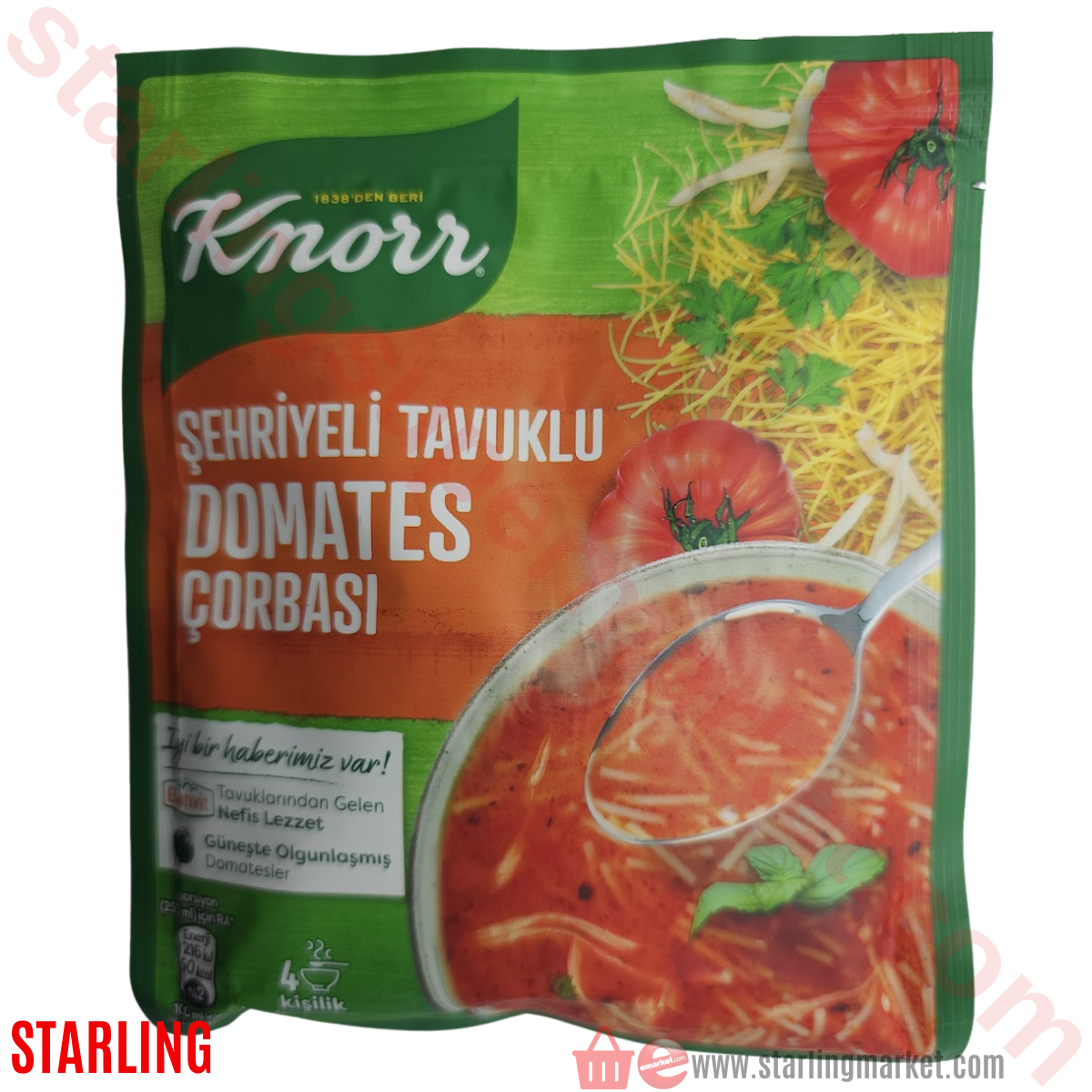 KNORR CORBA SEHRIYELI TAVUKLU DOMATES 67 G