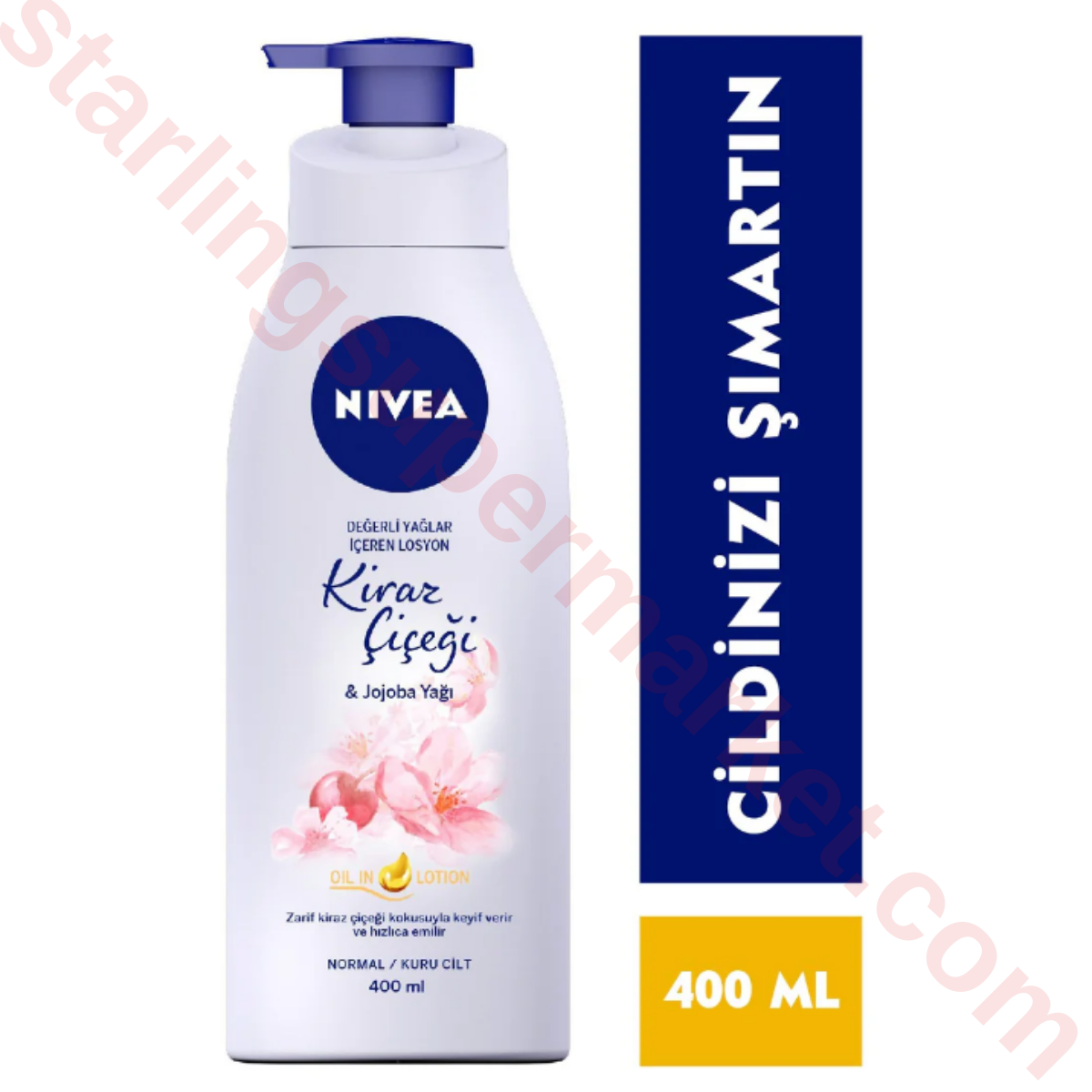 NIVEA VUCUT LOSYONU KIR CICEGI JOBA YAGI 400 ML
