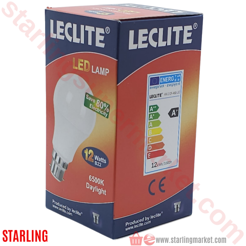 LECLITE AMPUL LED 12W B22 6500K