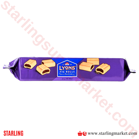 LYONS BISKUVI FIG ROLLS 200 G