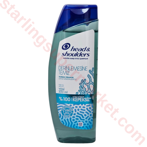 H&S SAMPUAN DERINLEMESINE TEMIZ DENIZ MINER 300 ML