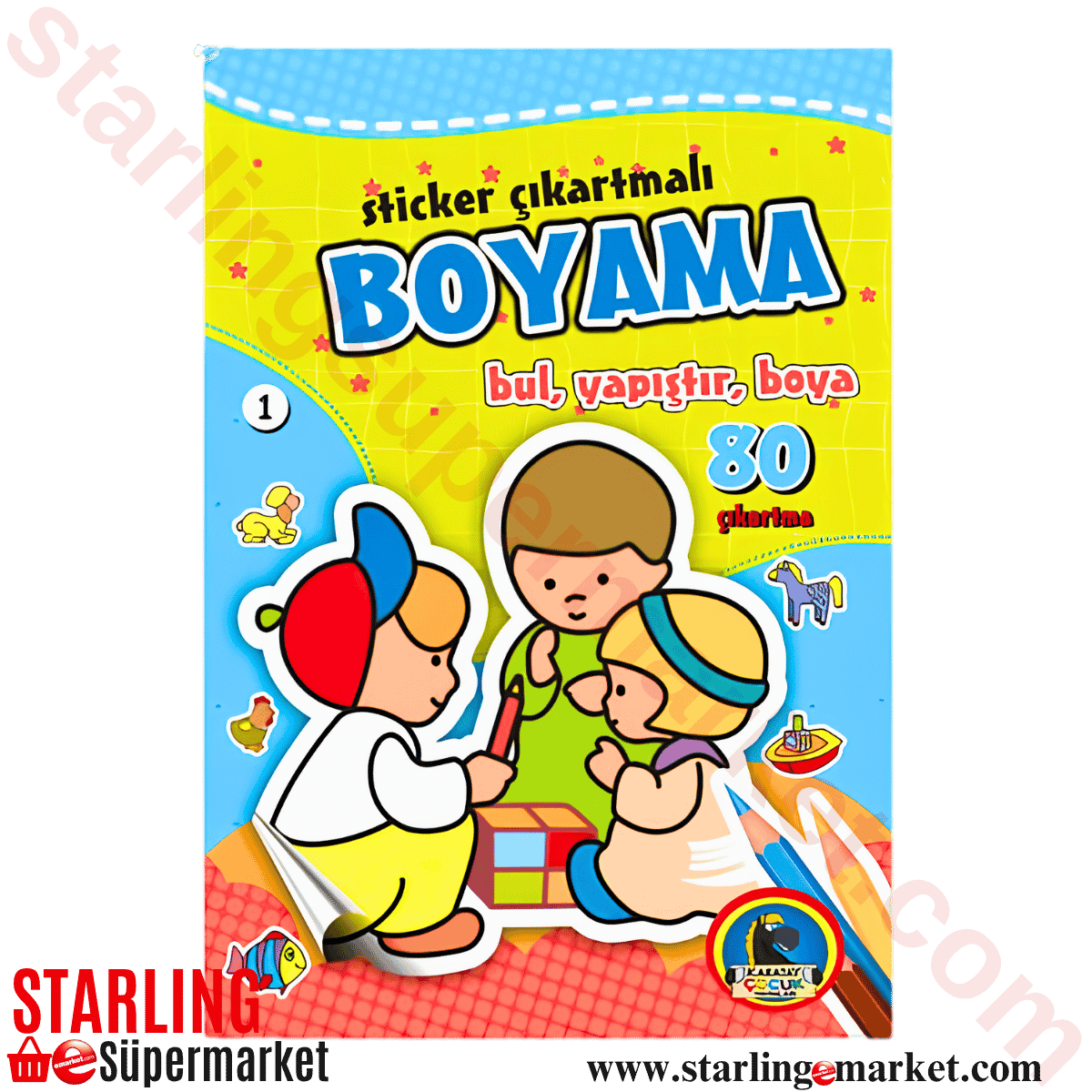 STICKER COKARTMALI BOYAMA BUL, YAPISTIR, BOYA