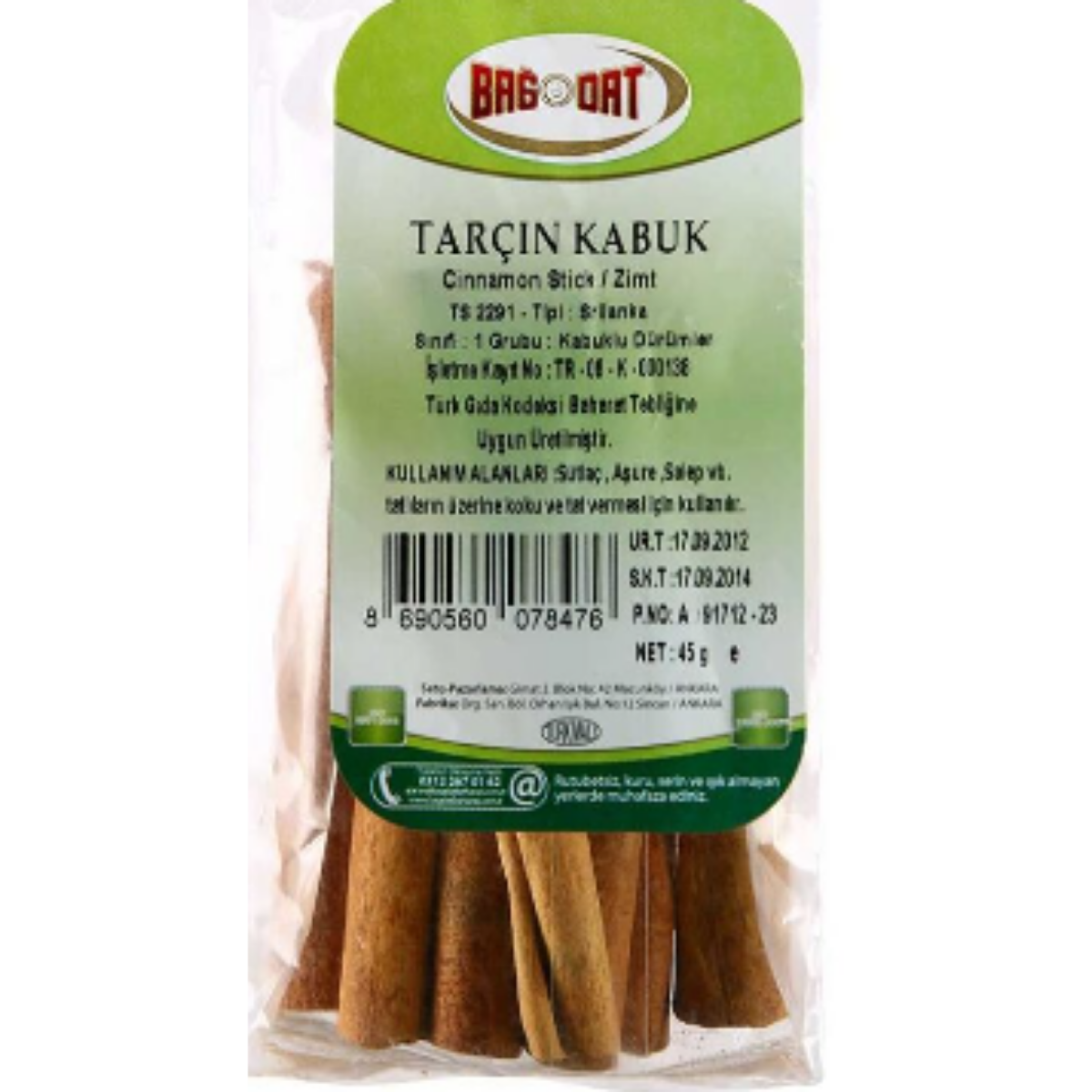 BAGDAT TARCIN KABUK 45 G