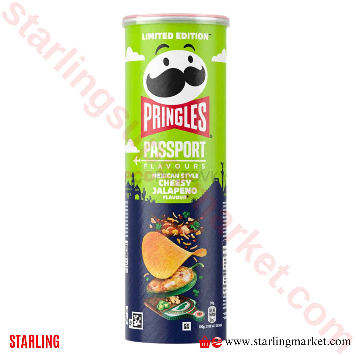 PRINGLES PASSPORT MEXICAN STYLE CHEESY 165 G