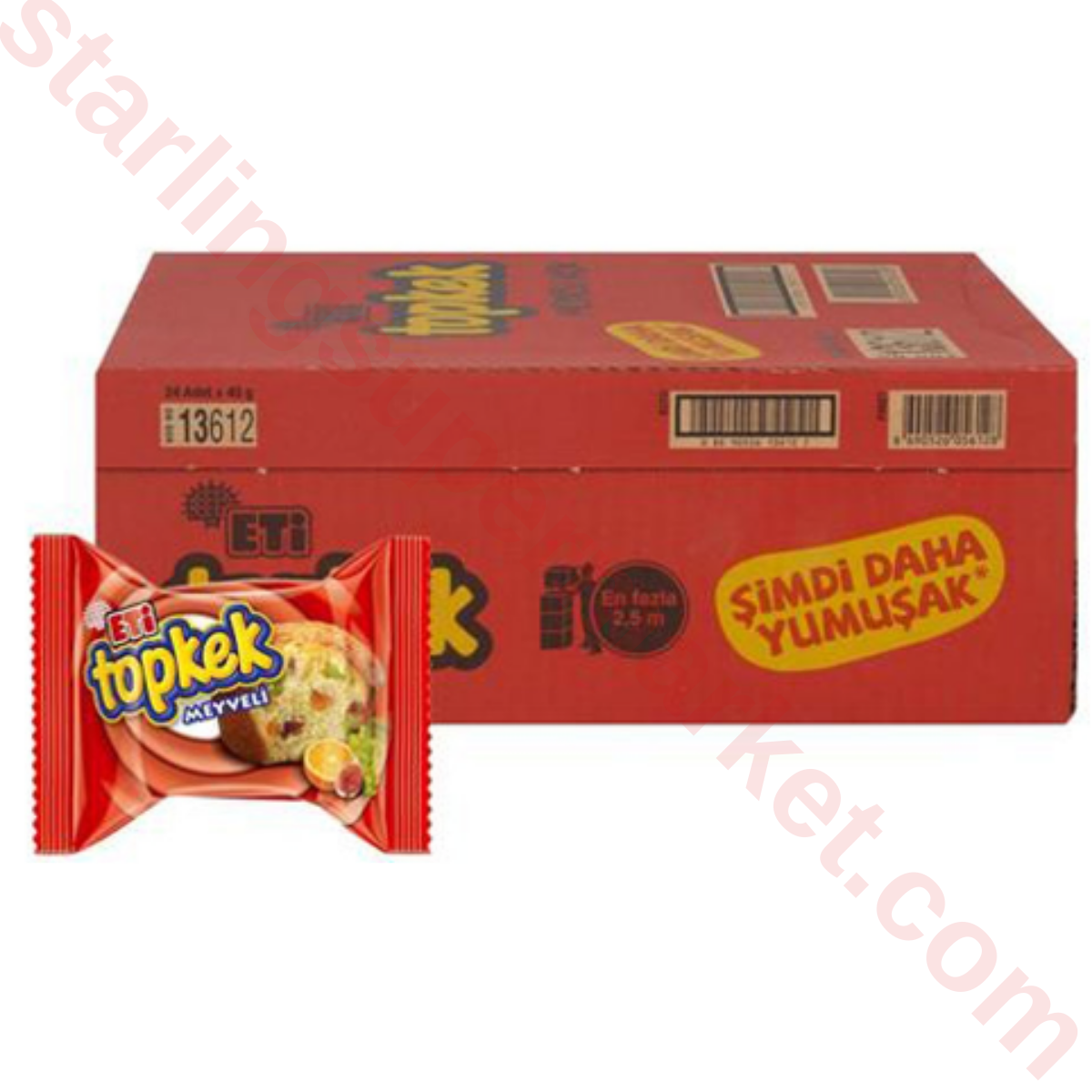 ETI TOPKEK MEYVELI 40 G 24 LU