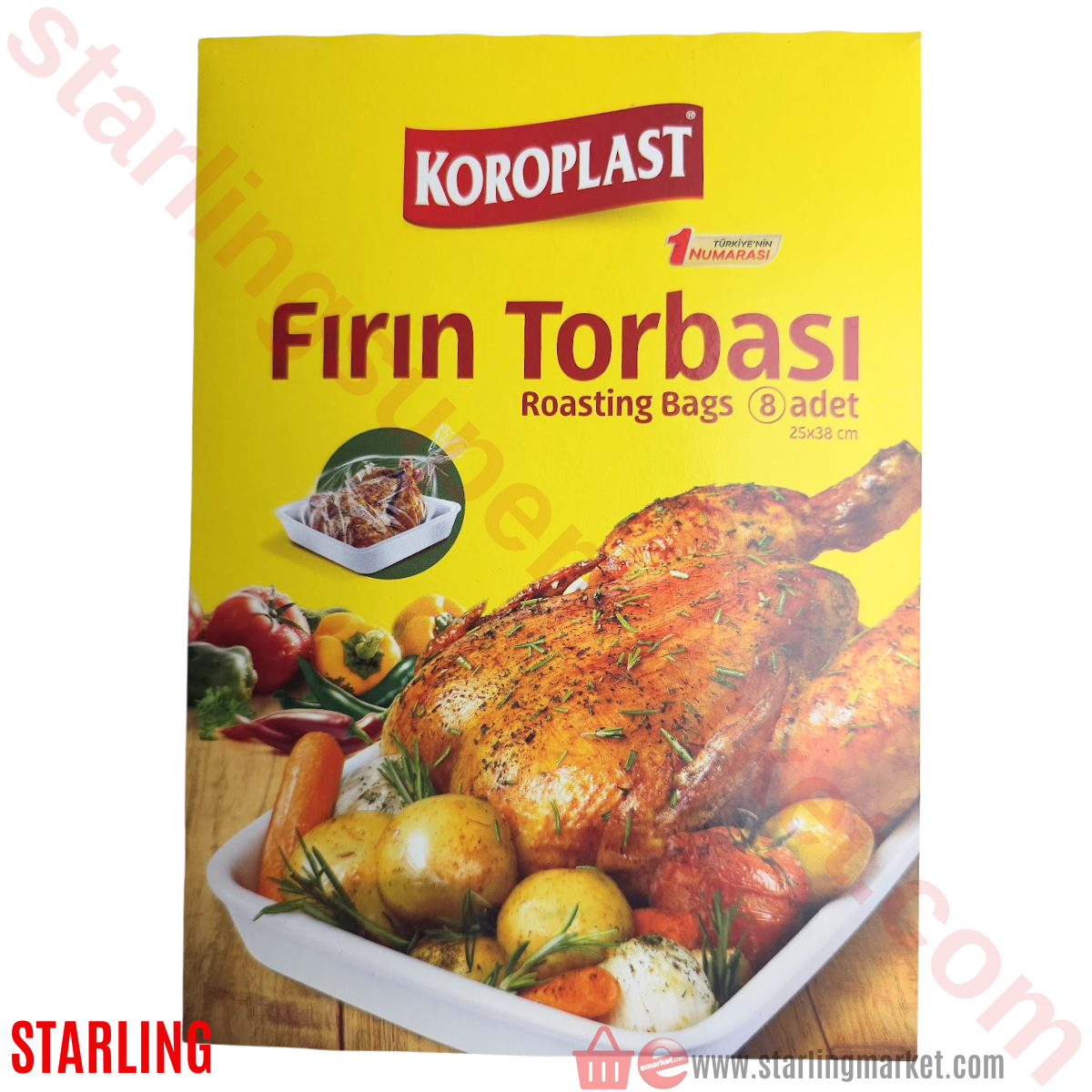 KOROPLAST FIRIN TORBASI 25*38CM 8 LI