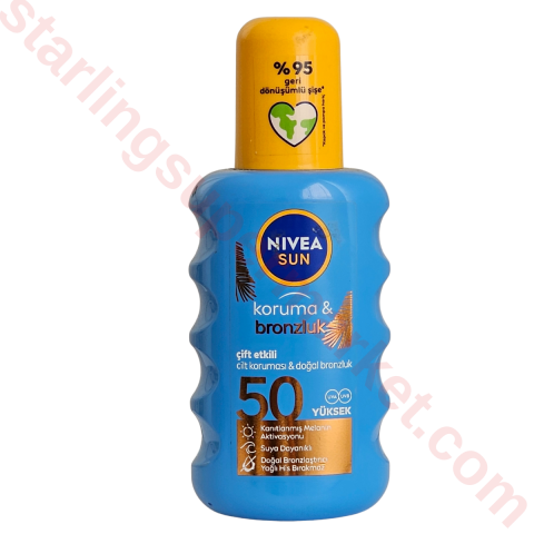 NIVEA SUN SPREY KORUMA&BRONZLUK SPF50 200 ML