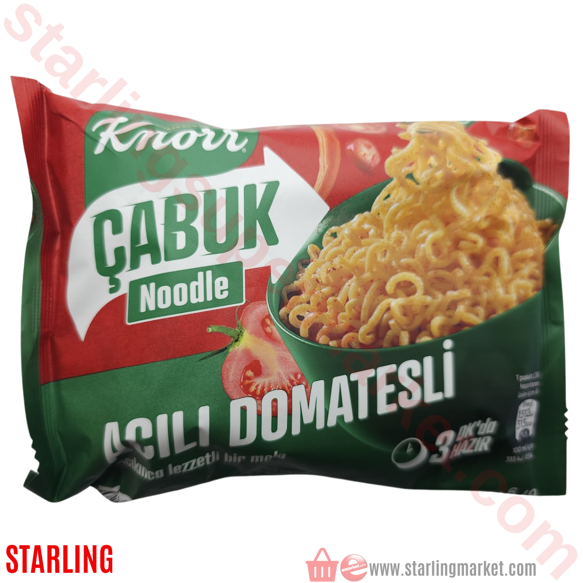 KNORR NOODLE ACILI DOMATES 67 G