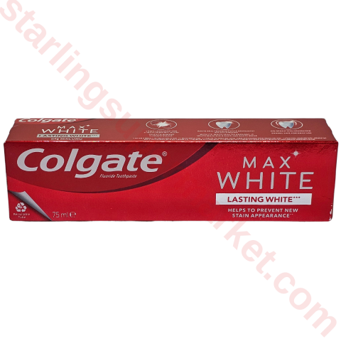 COLGATE DIS MACUNU MAX KALICI BEYAZLIK 75 ML